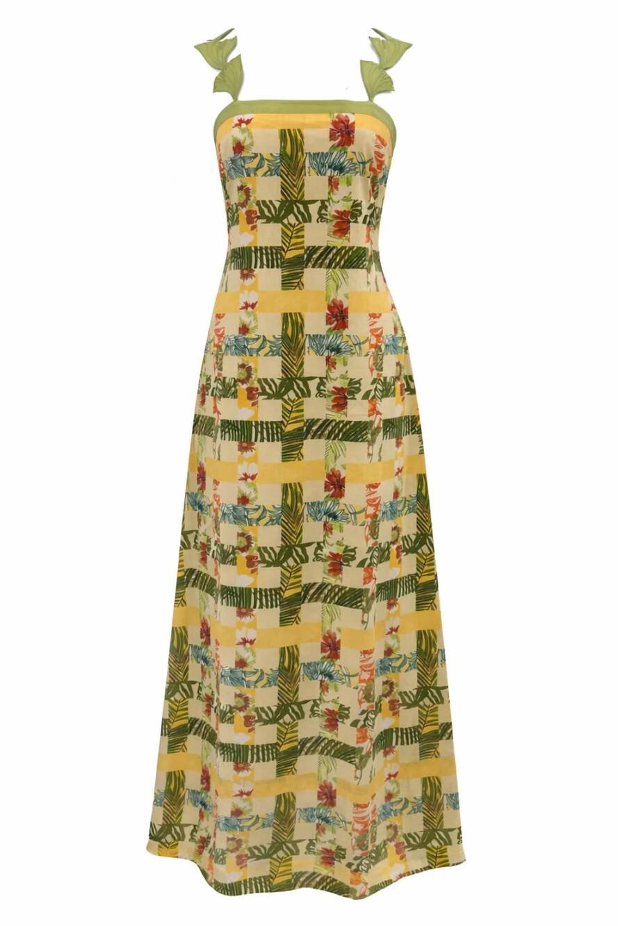 NEW ANNA CATE women's raleigh midi dress in checkmate
